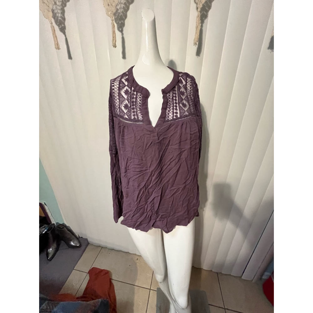 Women's Harlowe & Graham Top, Size Unknown, Purple